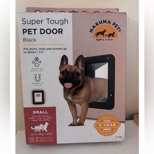 Super Tough Pet Door - Black